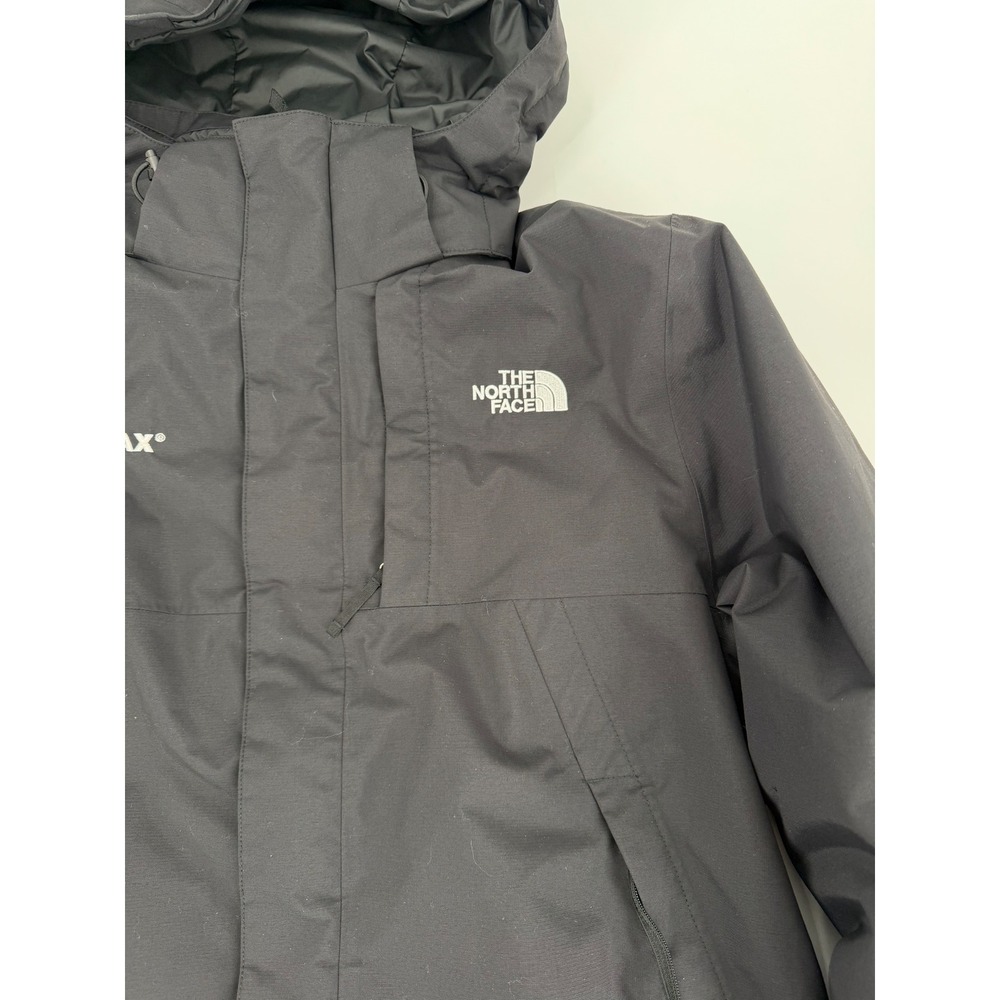 The North Face Mens DryVent Insulated Hooded Jacket Black Wiremax Logo Large - Picture 5 of 12